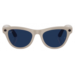 Умные очки Ray-Ban Meta* Skyler Gen 2 Shiny Chalky Grey, Фотохромные линзы Clear to Sapphire Transitions (RW4014)